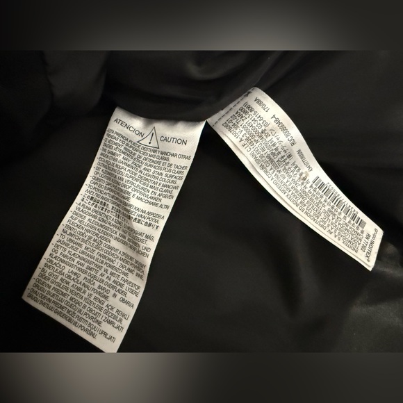 ZARA Faux Leather Puffer Vest Black Women’s Size M - Picture 11 of 12